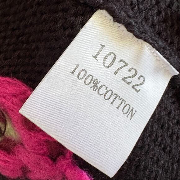 Kenzo Défilé Embroidered Floral Cardigan EU Chic Dark Feminine Whimsigoth knit - Picture 8 of 12